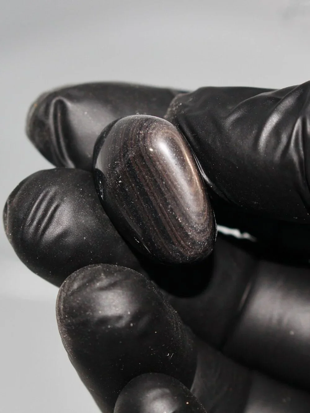 8.4g Old Stock Rainbow Obsidian Polished Davis Creek California Rare Stone Rock